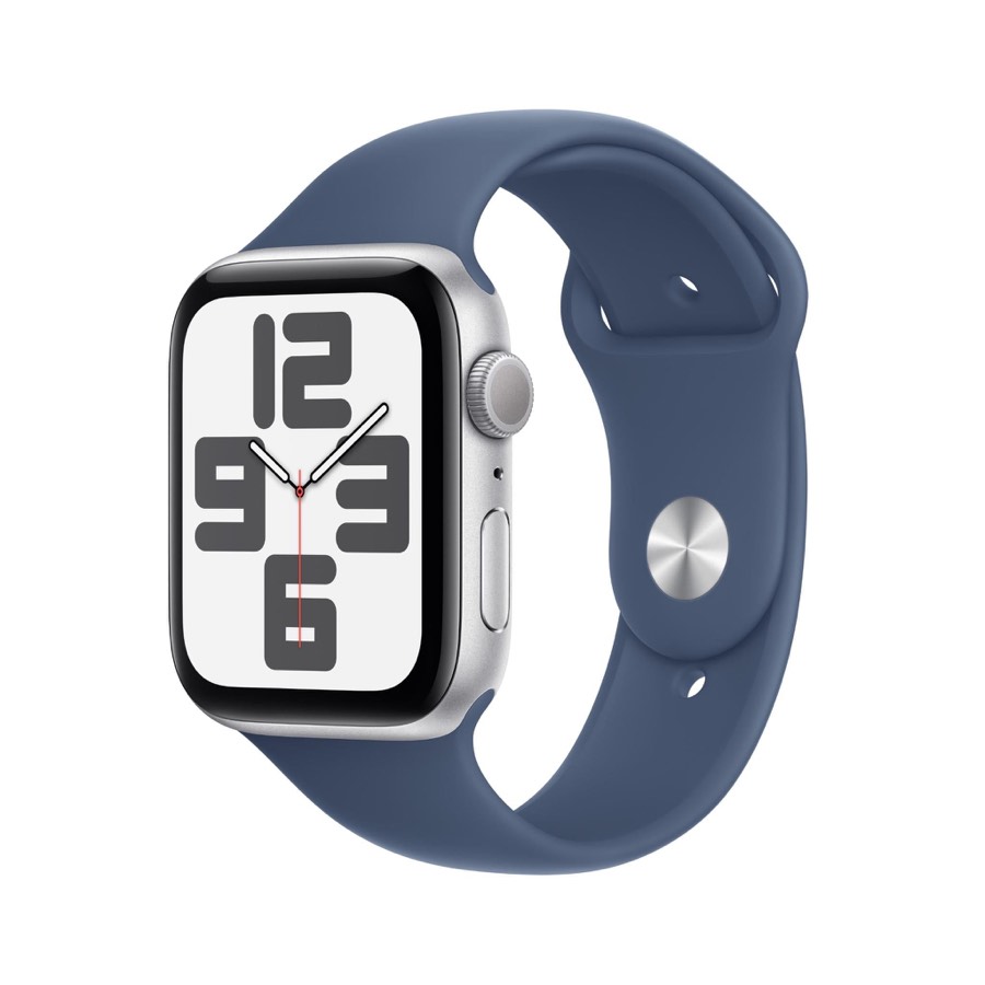 Apple Watch Se 44mm Silver Aluminium Case Gps Sport Band