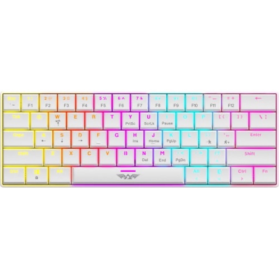 Armaggeddon smk-1c Clicky Keyboard - White