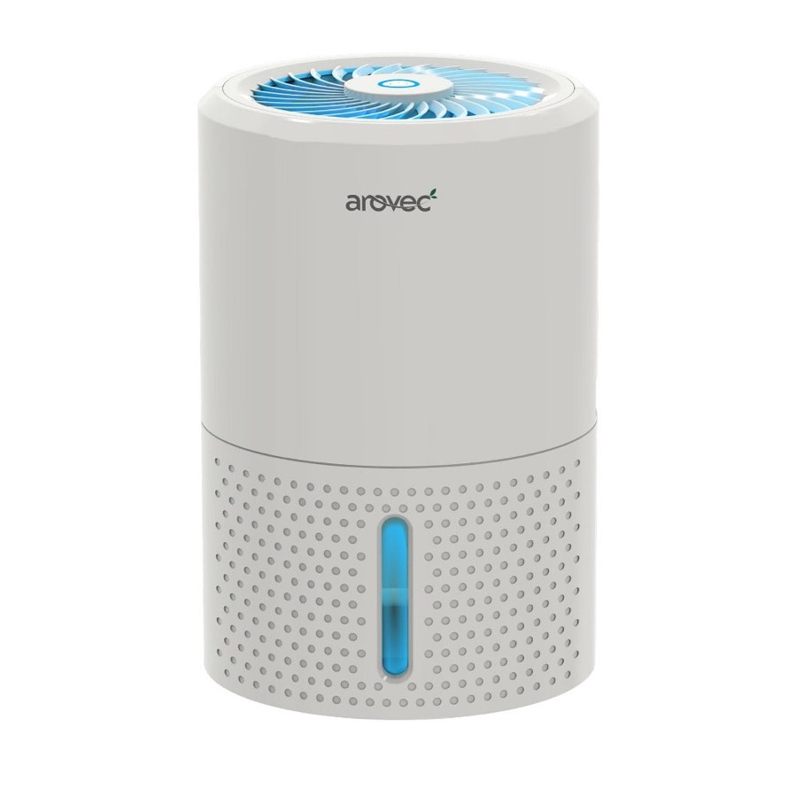 Arovec Compact Dehumidifier 900ml Tank 300ml Day 15m2 Coverage