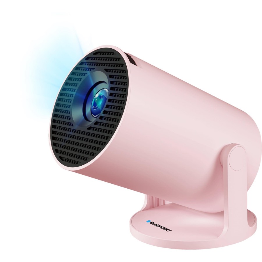 Blaupunkt PBP720PCH 720p Mini Projector with 180 Rotation Pink