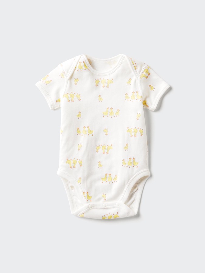 Bodysuit Short Sleeve Printed