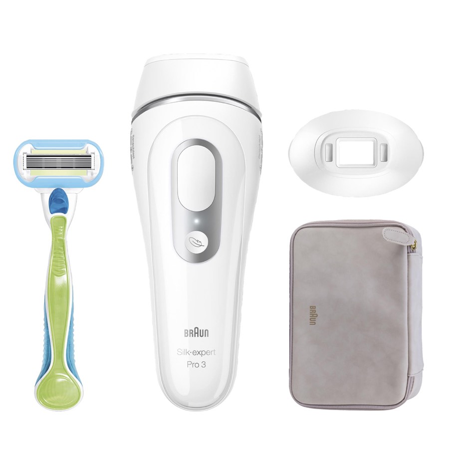 Braun Ipl Silk Expert Pro 3 Hair Remover White Gold