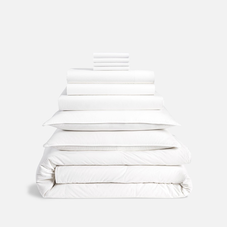 Classic Percale Bedding Move-in Bundle