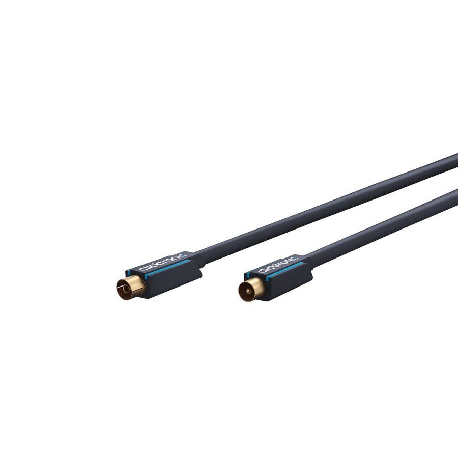Clicktronic Coaxial Antenna Cable 1m Black