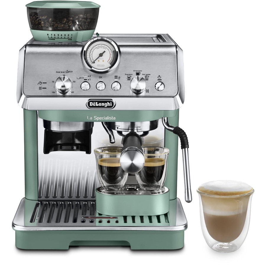 De'longhi La Specialista Arte Manual Pump Coffee Machine Toronto Green