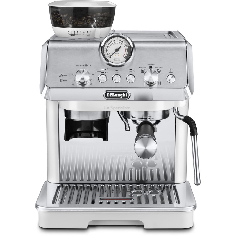 De'longhi La Specialista Arte Manual Pump Coffee Machine White
