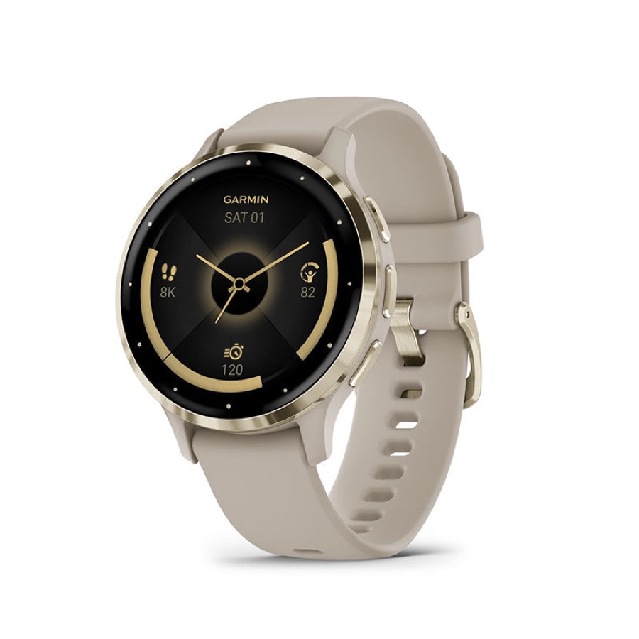 Garmin Venu 3s French Gray + Soft Gold 41mm