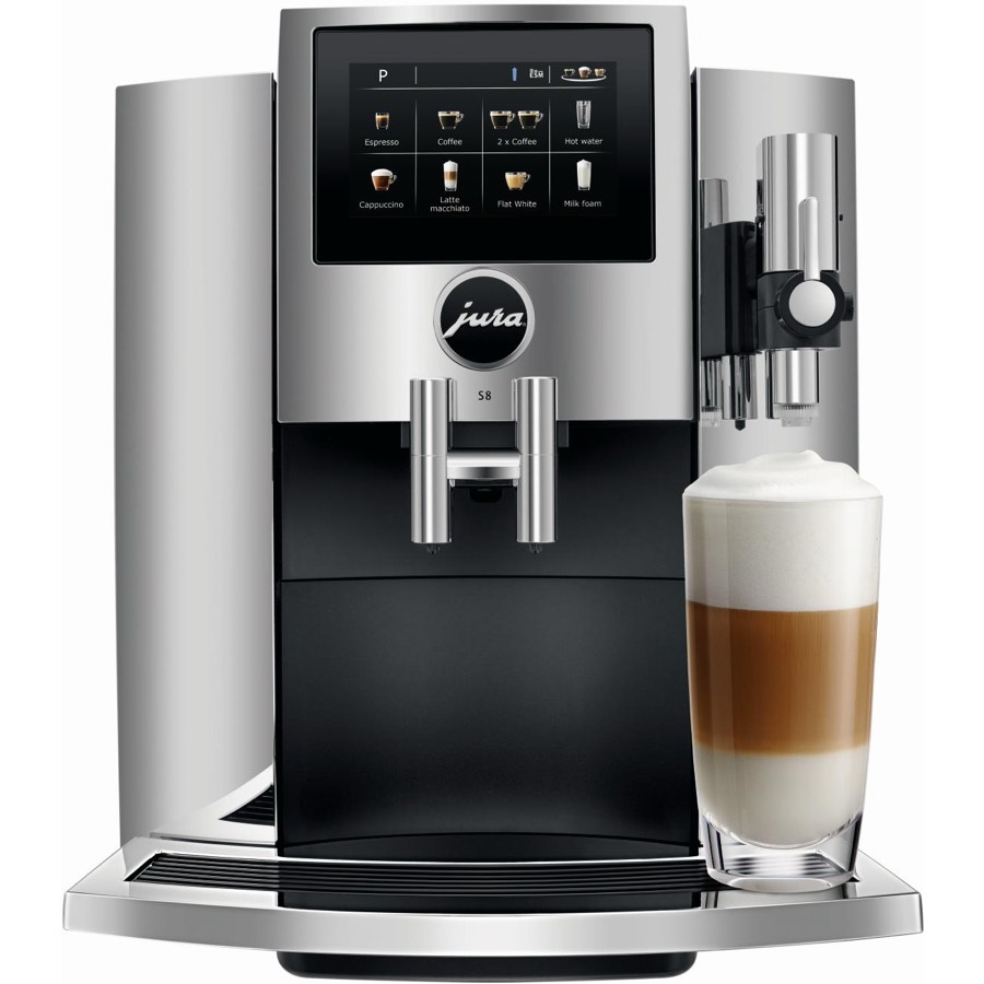 Jura S8 Automatic Coffee Machine Chrome