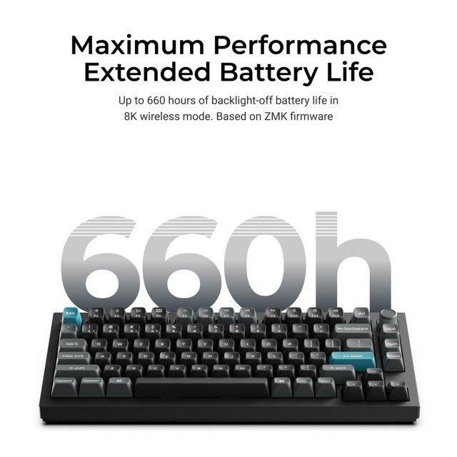 Keychron Q1 Ultra 8k q1u-m4 Wireless Mechanical Keyboard Banana Switch