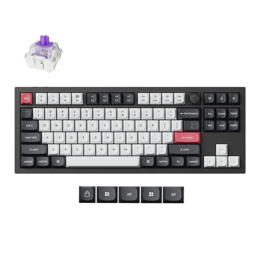 Keychron Q3 He q3h-m1 Wireless Magnetic Switch Custom Keyboard Black