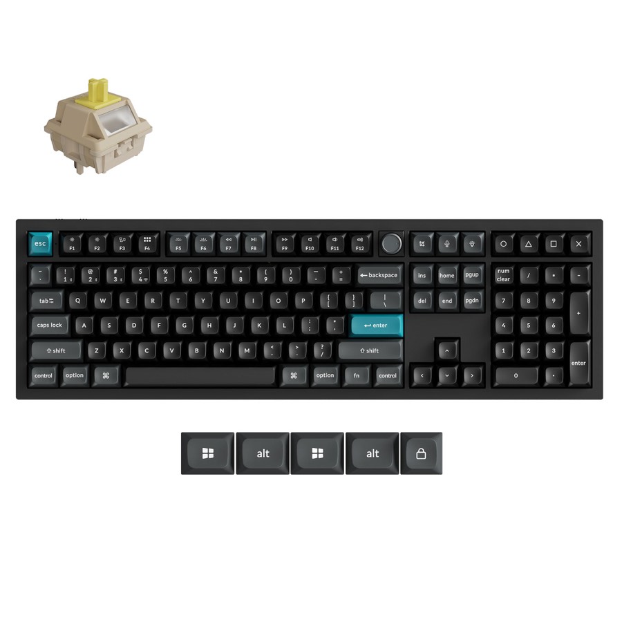 Keychron Q6 Ultra 8k q6u-m4 Wireless Mechanical Keyboard Banana Switch