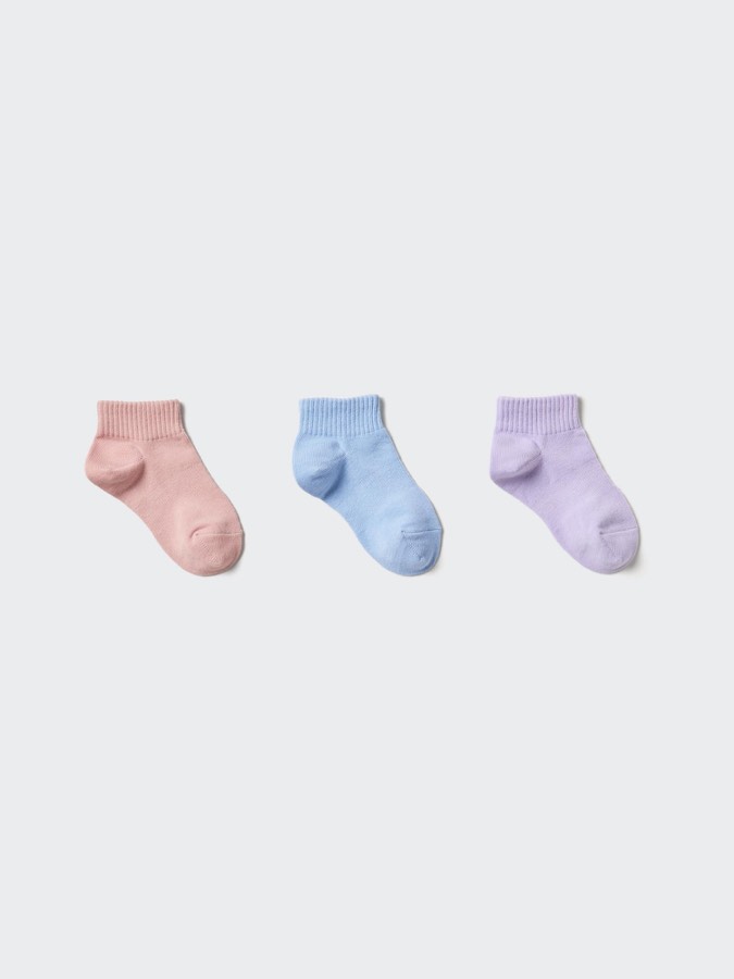Kids Short Socks 3 Pairs
