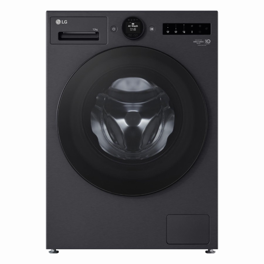 Lg wx10-1412mb Series 10 12kg Ai Front Load Washer Matte
