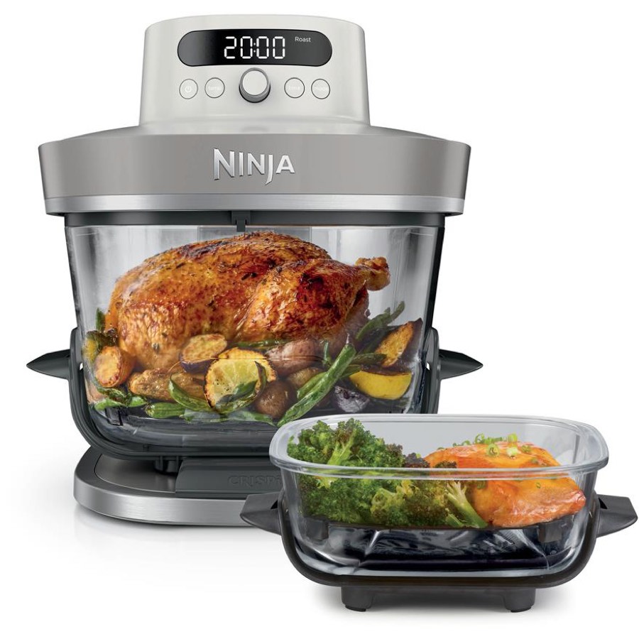Ninja Crispi Pro 6-in-1 Countertop Glass Air Fryer Bone