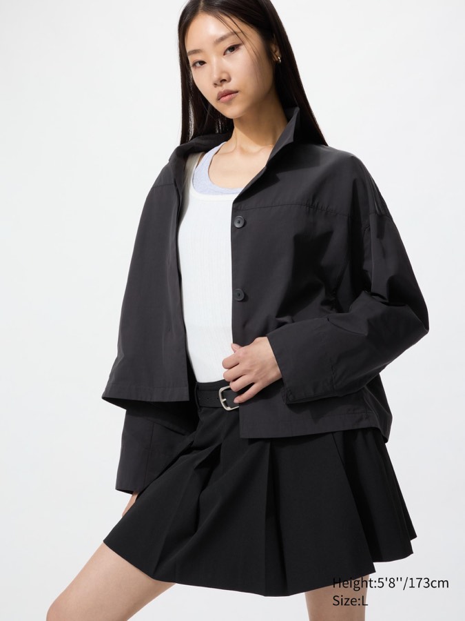 Open Collar Short Jacket