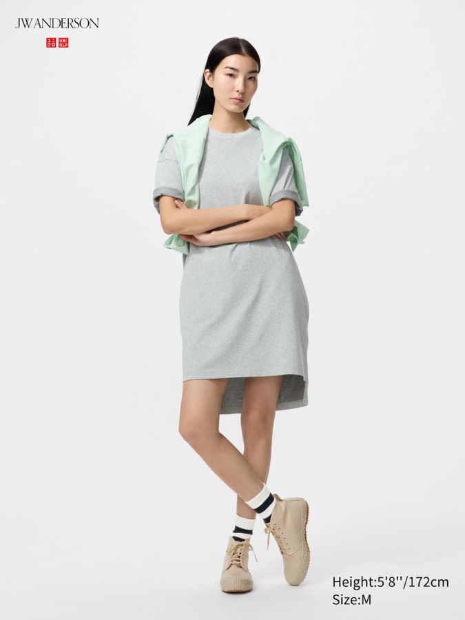 Oversized Bi Colour T Dress
