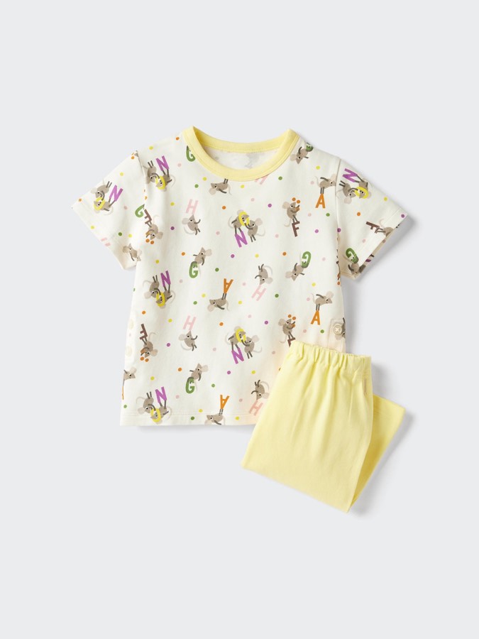 Picture Book Dry Pajamas Short Sleeve Leo Lionni