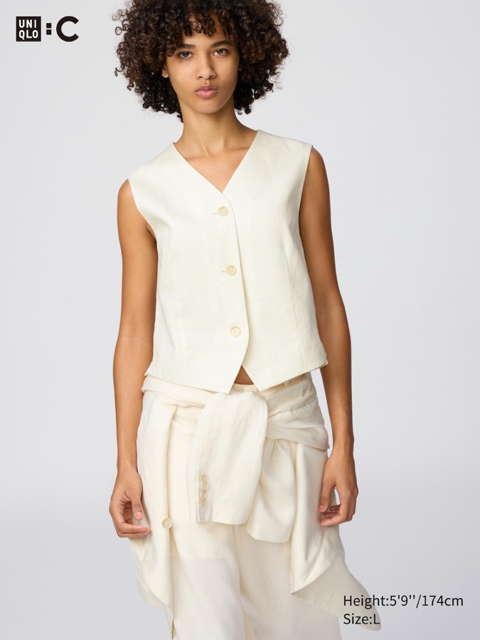 Premium Linen Vest
