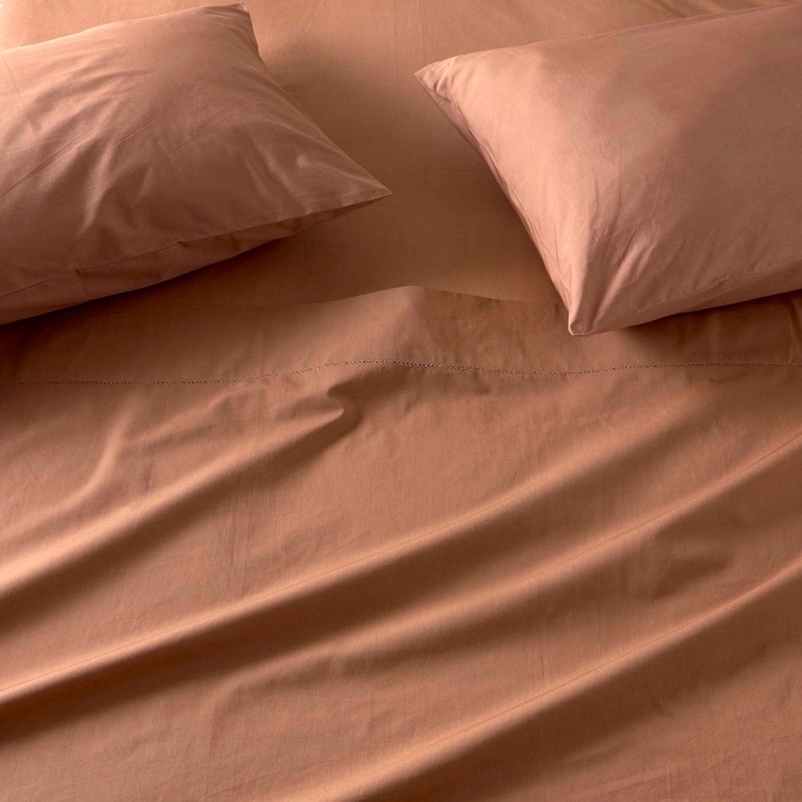 Stonewashed Organic Cotton Percale Sheet Set