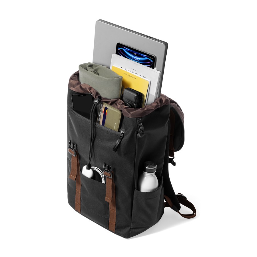 Tomtoc Vintpack Laptop Backpack 15.6 Black