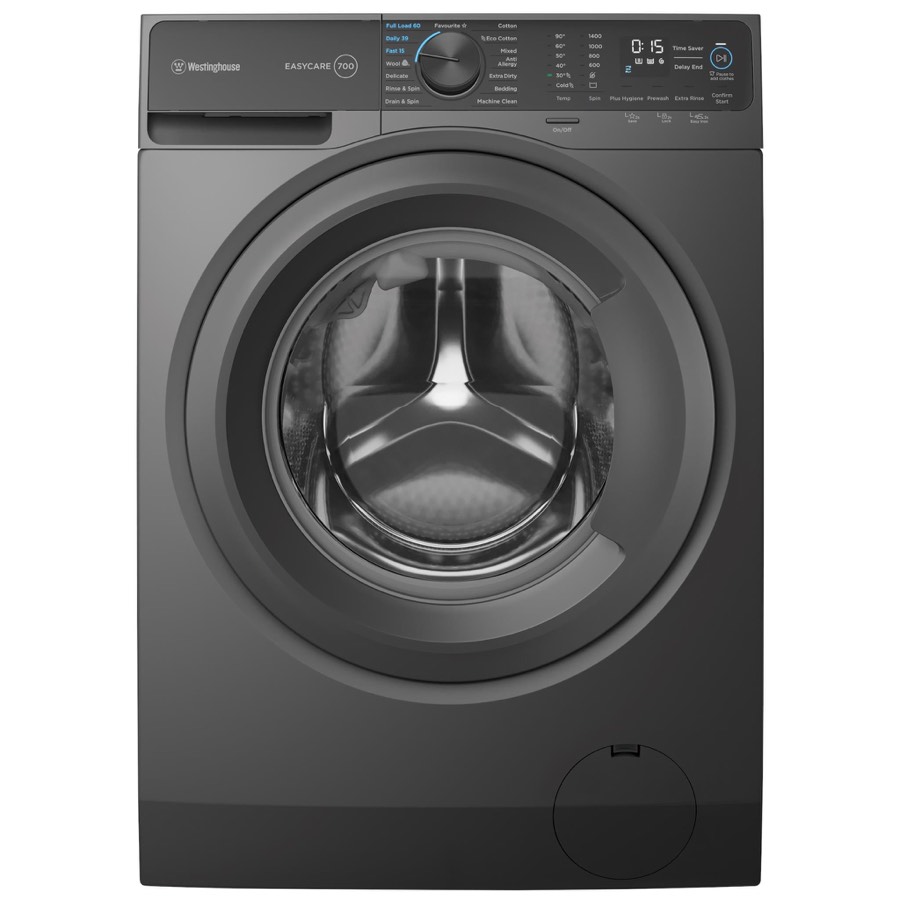 Westinghouse wwf1044m7sas Easycare 700 Series 10kg Front Load Washer Dark
